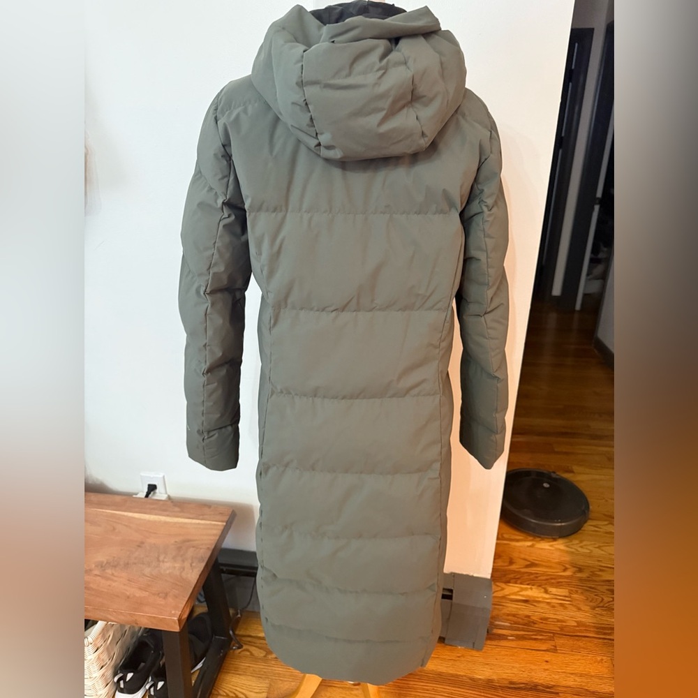 Eddie Bauer Long Parka Jacket Glacier Peak Green Small - Picture 2 of 8
